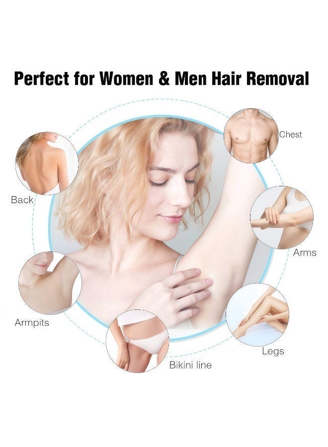 XiuWoo IPL Hair Removal,Laser Hair Removal At-Home,Painless Laser Hair Removal Device,Home Hair Remover with Glasses,999,999 Flashes Permanent Hair Removal Device,Portable Permanent Hair Reduction,on Facial Legs Arms Bikini Line,For Women & Men - Image 5